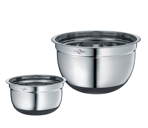 Choice 5 Qt. Stainless Steel Mixing Bowl with Silicone Non-Slip Base