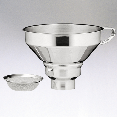 Vigor 6 5/8 White Polypropylene Wide Mouth Canning Funnel
